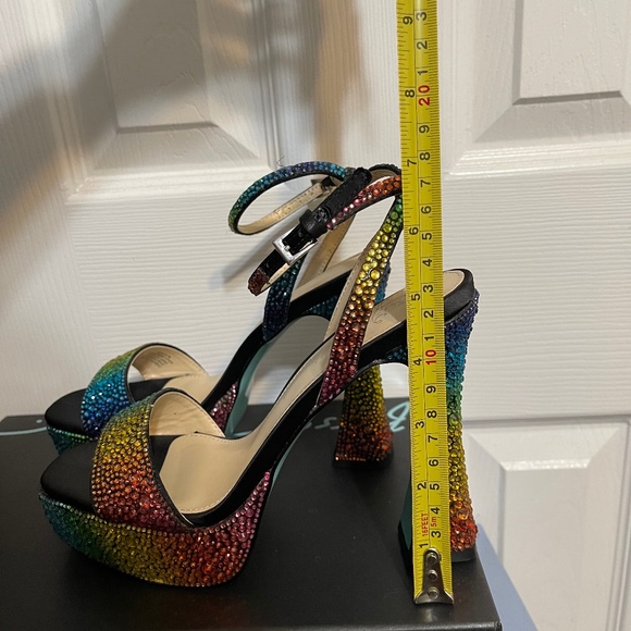 Betsy Johnson colorful heels - Picture 1 of 11